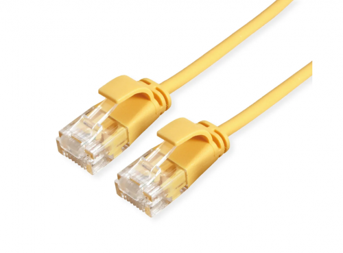 Roline UTP 2m Cat6a Kίτρινο Slim Cu LSZH