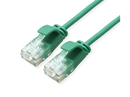 Roline UTP 0.50m Cat6a Πράσινο Slim Cu LSZH