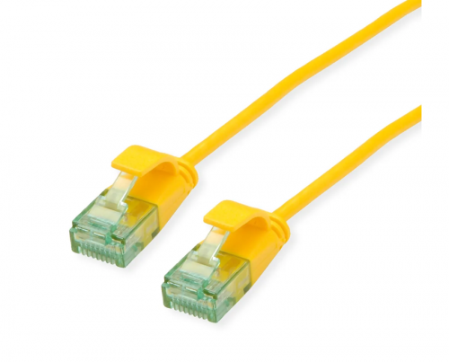 Roline UTP 5m Cat6a Kίτρινο Slim Cu LSZH