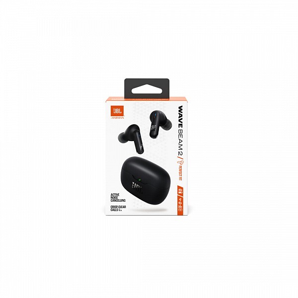 JBL Wave Beam 2, True Wireless In-Ear Headphones, ANC, IP54, (Black)