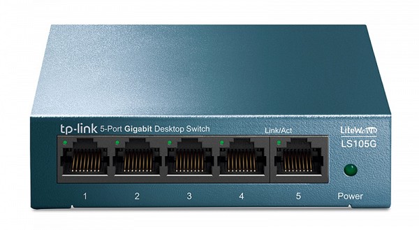TP-Link 5-Port 10/100/1000Mbps Desktop Switch LS105G v1.0