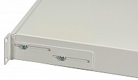 ΕFΒ Splicebox sliding version 1U without front panel black VSB-A-SW