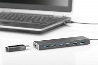 Digitus HUB 7 PORT USB 3.0 ΜΕ ΤΡΟΦΟΔΟΤΙΚΟ DA-70241-1