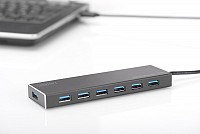 Digitus HUB 7 PORT USB 3.0 ΜΕ ΤΡΟΦΟΔΟΤΙΚΟ DA-70241-1