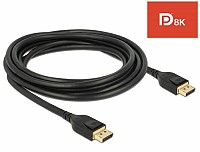 Delock DisplayPort cable 8K 60 Hz 3 m DP 8K certified 85661