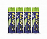 Energenie Rechargeable AA instant batteries (ready-to-use) 2000mAh 4 pcs blister pack EG-BA-AA20R4-01