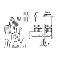 ΕΡΓΑΛΕΙΟ ΕΙΔΙΚΟ ΚΟΠΗΣ PIN HEADERS STR-50 ΙΤΑΛΙΑΣ PIERGIACOMI