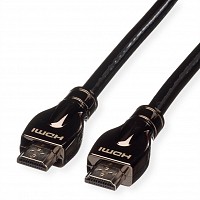 Roline HDMI Ultra HD Cable + Ethernet M/M black 7.5m - 11.04.5684
