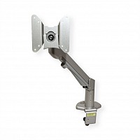 Roline LCD Monitor Stand Pneumatic Desk Clamp Pivot 1 Joint 8kg - 17.03.1149