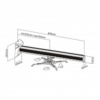 Value Wall Projector Mount Steel/Aluminum 16 kg/82.6 cm - 17.99.1118