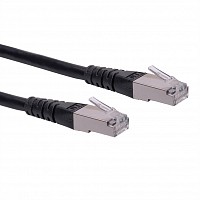 Roline S/FTP (PiMF) Patch Cord Cat.6 (Class E) black 3m - 21.15.1355