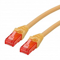 Roline UTP Cable Cat.6 Component Level LSOH yellow 7.5m - 21.15.2526