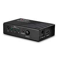 LINDY SELECTOR HDMI 3 PORT 4K 2K@60Hz 18G + REMOTE CONTROL 38232