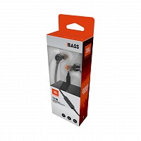 Jbl® T110 InEar Universal Headphones 1-button Mic/Remote Black JBLT110BLK