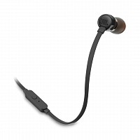 Jbl® T110 InEar Universal Headphones 1-button Mic/Remote Black JBLT110BLK