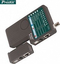 TESTER ΚΑΛΩΔΙΩΝ LAN ΤΗΛΕΦΩΝΙΚΩΝ ΟΜΟΑΞΟΝΙΚΩΝ + USB MT-7057N S/PROSKIT