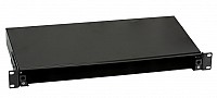 ΕFΒ Splicebox sliding version 1U without front panel black VSB-A-SW