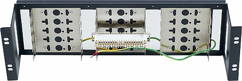 Central Panel 19''  (SUBRACK) για έως 15 Οριολωρίδες 10 Ζευγών (Τ. KRONE) 3U - 80-84-431/C *ΚΑΤΑΡΓΗΣΗ