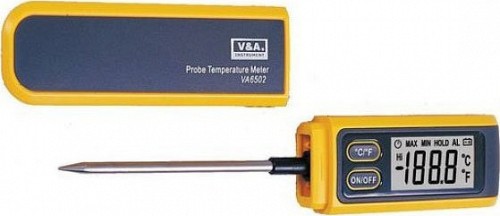 ΘΕΡΜΟΜΕΤΡΟ ΜΕ PROBE (-50°C~270°C) 65mm VA6502 V&A