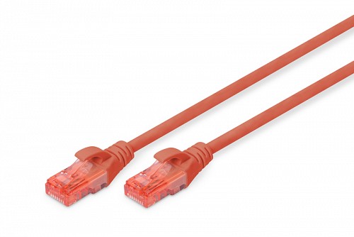 Digitus CAT 6 U/UTP patch cord - LSZH 10m Red - DK-1617-100/R