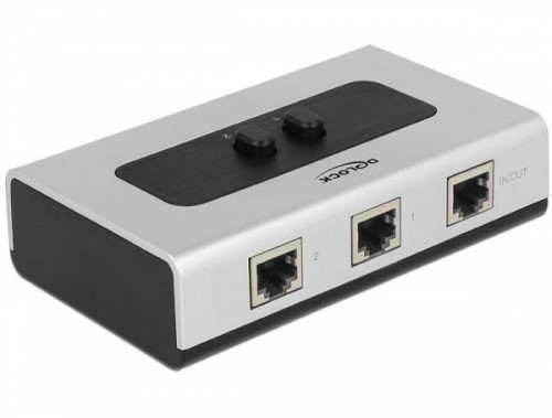 DELOCK Data Switch 2Pc-1Σ. Rj45 Διπλής Κατεύθυνσης 87673