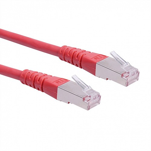 Roline S/FTP (PiMF) Patch Cord, Cat.6 (Class E), red, 2m 21.15.1341
