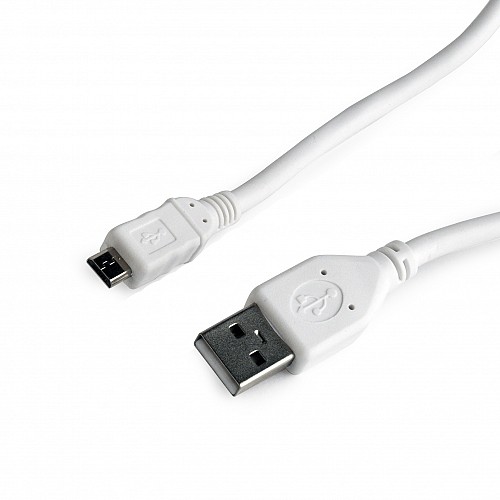 Cablexpert Micro-USB cable 0.5m White CCP-mUSB2-AMBM-W-0.5M