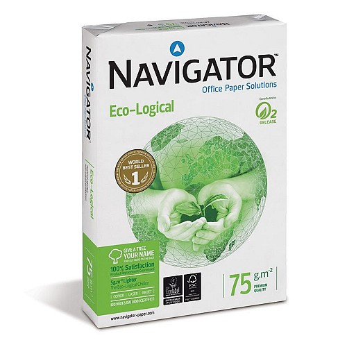 Navigator Επαγγελματικό Χαρτί Εκτύπωσης (Eco-Logical) A4 75g/m² 500 Φύλλα NVG330970