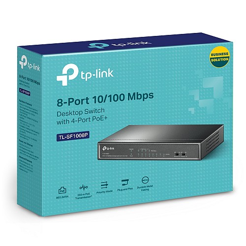 Tp-Link Switch 8 Port /4 Poe 57W TL-SF1008P v6