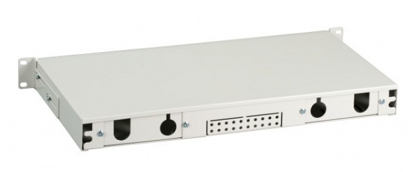ΕFΒ Splicebox sliding version 1U without front panel black VSB-A-SW