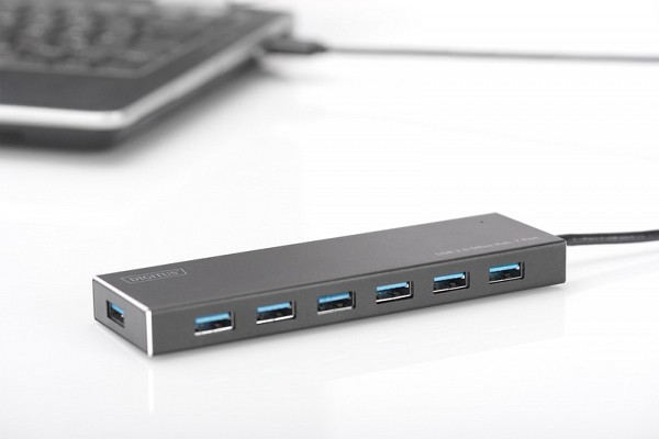 Digitus HUB 7 PORT USB 3.0 ΜΕ ΤΡΟΦΟΔΟΤΙΚΟ DA-70241-1