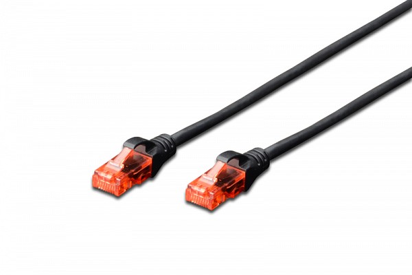 Digitus UTP 1m Cat6 Μαύρο snagless DK-1617-010/BL