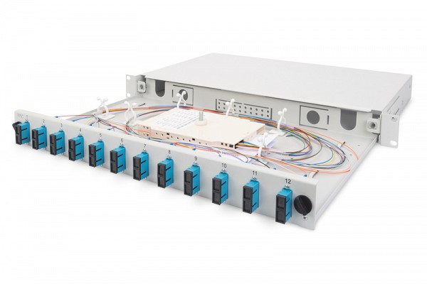 DΙGΙΤUS Fiber Optic Splice Box extendible quick lock 19 DN-96200-QL