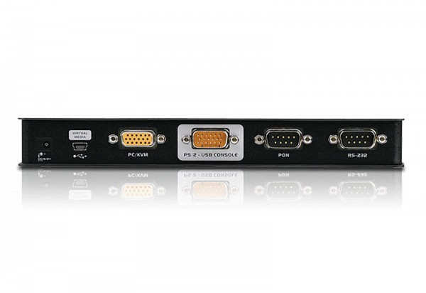 Aten 1-Local/Remote Share Access Single Port VGA KVM over IP Switch (1600 x 1200) - CN8000A