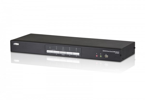 Aten 4-Port USB DVI Dual Link Dual Display/Audio KVMP™ Switch CS1644A