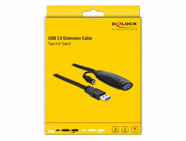 Delock Cable USB 3.0 Extension active 10m - 83415