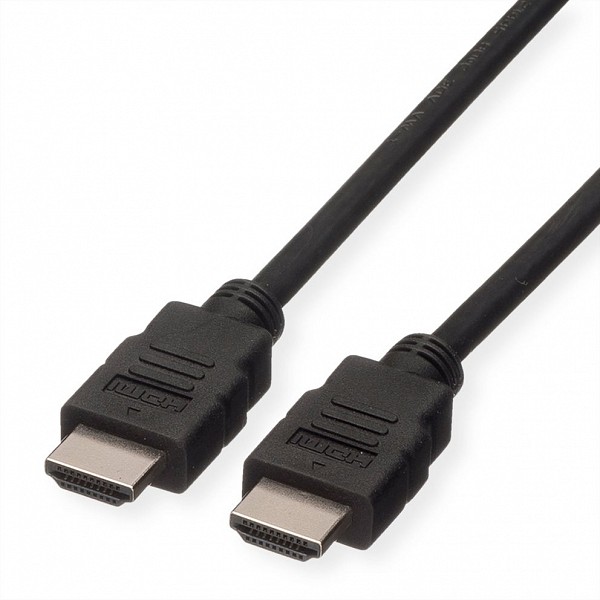 Roline HDMI High Speed Cable + Ethernet LSOH M/M black 7.5 m 11.04.5736-10 11.04.5736-10