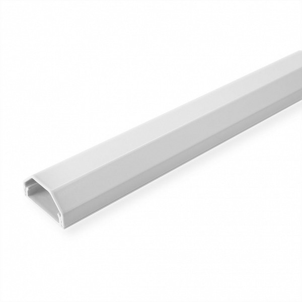 Roline Cable Cover Aluminium 33x26mm, white, 1.1m 19.08.3110