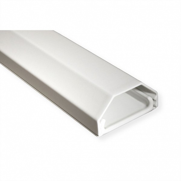 Roline Cable Cover Aluminium 33x26mm, white, 1.1m 19.08.3110