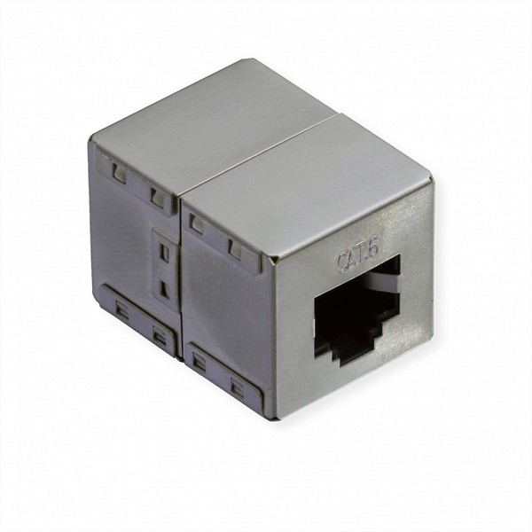 VALUE RJ-45 Modular Coupler Cat.6 (Class E) STP silver 21.99.3002