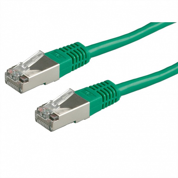 Roline FTP Patch Cord Cat.5e (Class D) green 10m 21.15.0453
