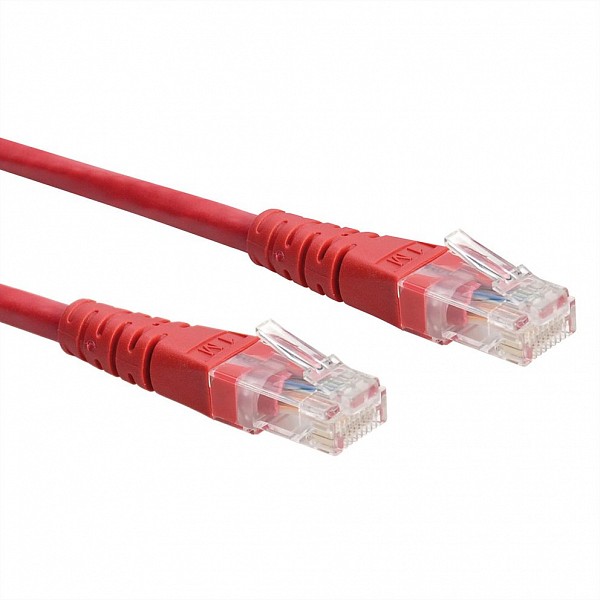 Roline UTP Patch Cord Cat.6 (Class E) red 1m - 21.15.1531