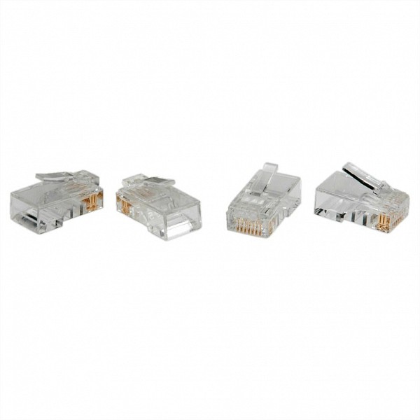 Roline Cat.6 (Class E) Modular Plug UTP for Stranded Wire (10 pcs.) - 21.17.3060