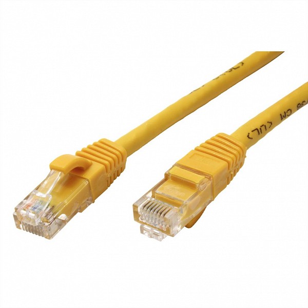 Value UTP Patch Cord Cat.6A (Class EA) yellow 5m 21.99.1435