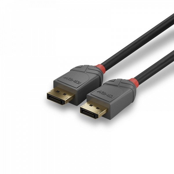 Lindy 3m DisplayPort 1.2 Cable Anthra Line 4k@120hz 36483