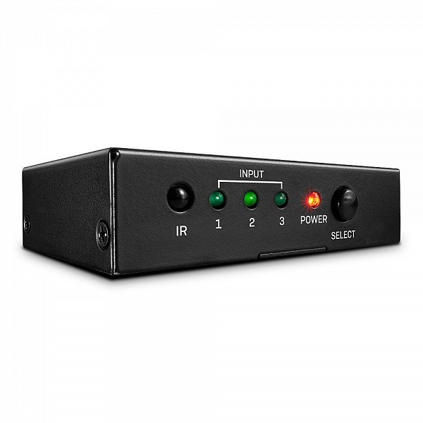 LINDY SELECTOR HDMI 3 PORT 4K 2K@60Hz 18G + REMOTE CONTROL 38232
