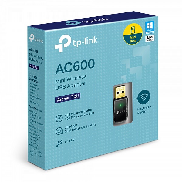 Tp-Link Ασύρματο USB Dual Band AC600 Archer T2U v3