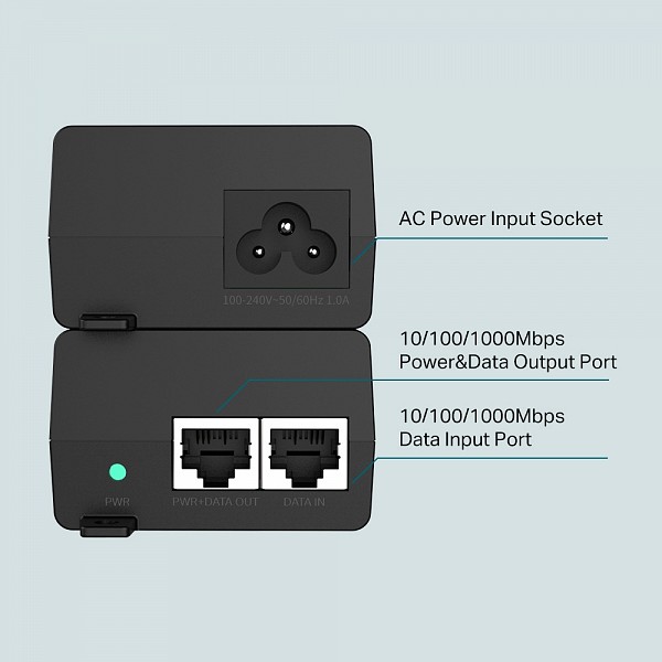 TP-Link Gigabit PoE+ Injector TL-PoE160S v3
