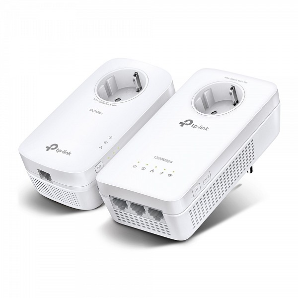 Tp-Link AV1300 Gigabit Passthrough Powerline ac Wi-Fi Kit TL-WPA8631PKIT v4