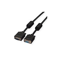 Roline HQ VGA Cable + Ferrite HD15 M/F 20m - 11.04.5370